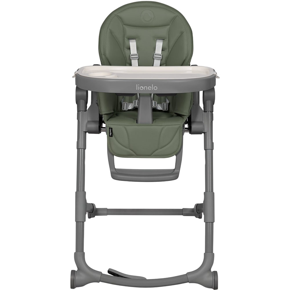 Стульчик для кормления LIONELO CORA PLUS GREEN OLIVE Материал пластик