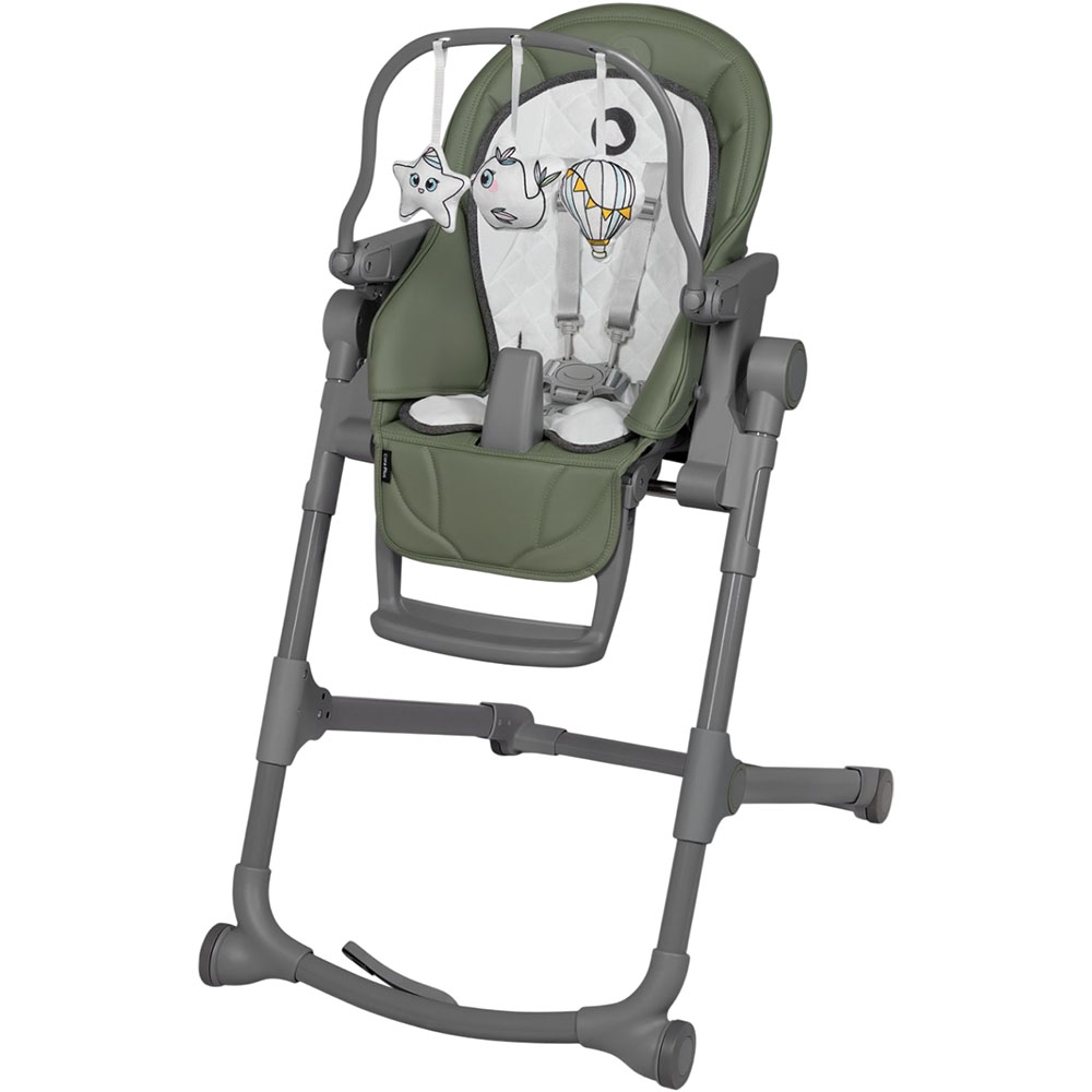 Фото Стульчик для кормления LIONELO CORA PLUS GREEN OLIVE