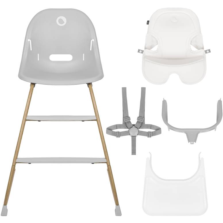 Зовнішній вигляд Стілець для годування LIONELO DALIA GREY STONE NATURAL (LO-DALIA GREY STONE NATURAL)