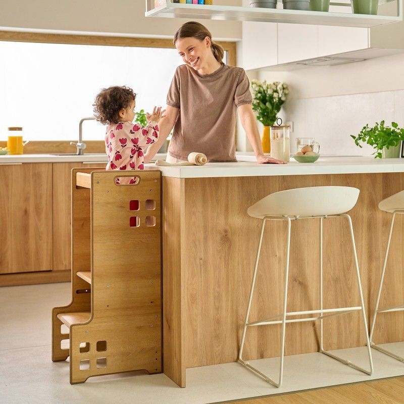 Дитяча башта помічник LIONELO CASS Natural (LO-CASS NATURAL) Вік дитини от 1 года до 6 лет - как помощник; с 6 лет -  как детская библиотека