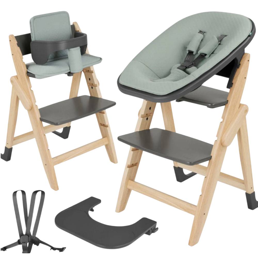 Стільчик для годування MOJI MOJI YIPPY All-in-One Sets Stone Mint (12004862213)
