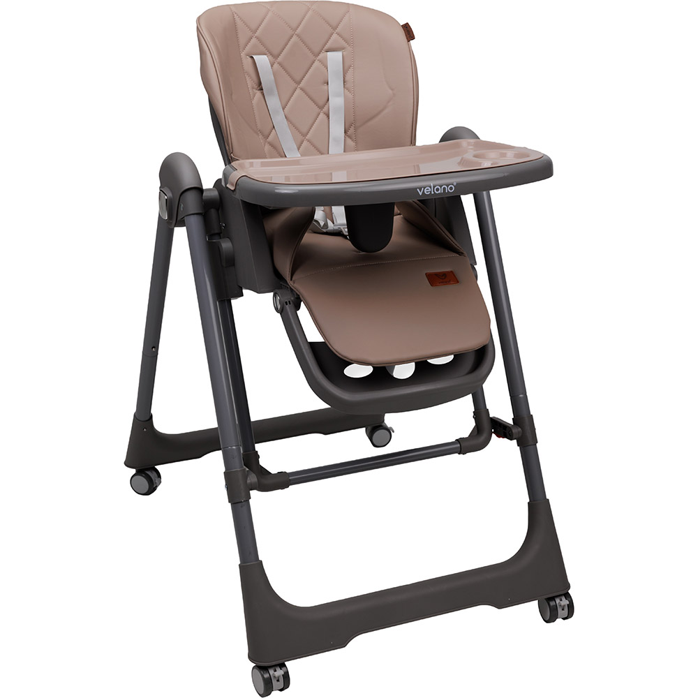 Стільчик для годування VELANO Nomi Brown (45682) Матеріал метал