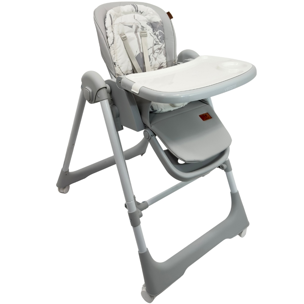Стільчик для годування VELANO Nomi Light grey (45683)