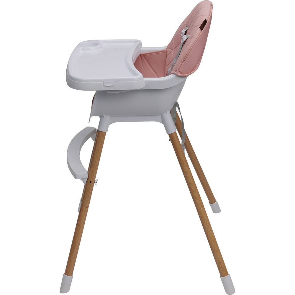 Стульчик для кормления VELANO 2 в 1 Evo Pink (45684) Материал металл