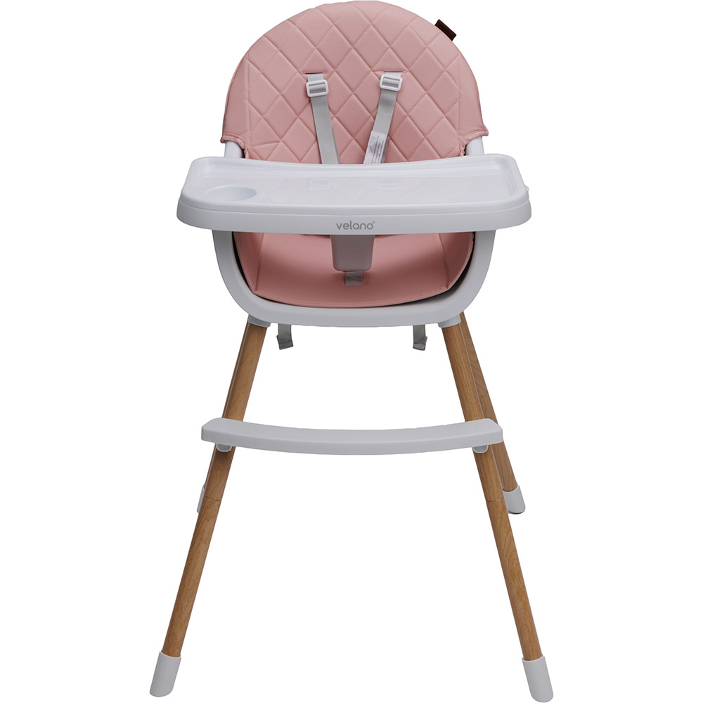 Стульчик для кормления VELANO 2 в 1 Evo Pink (45684)