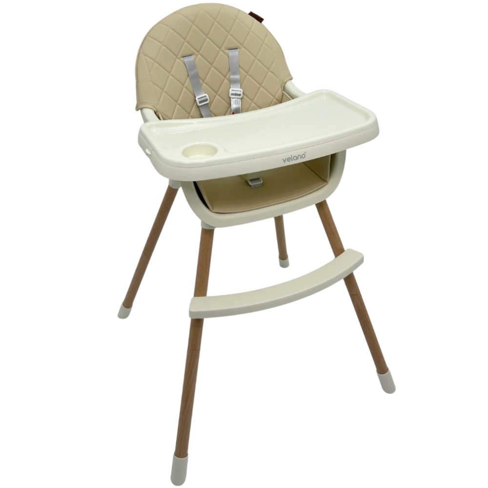 Стілець для годування VELANO 2 в 1 Evo Beige (45686)