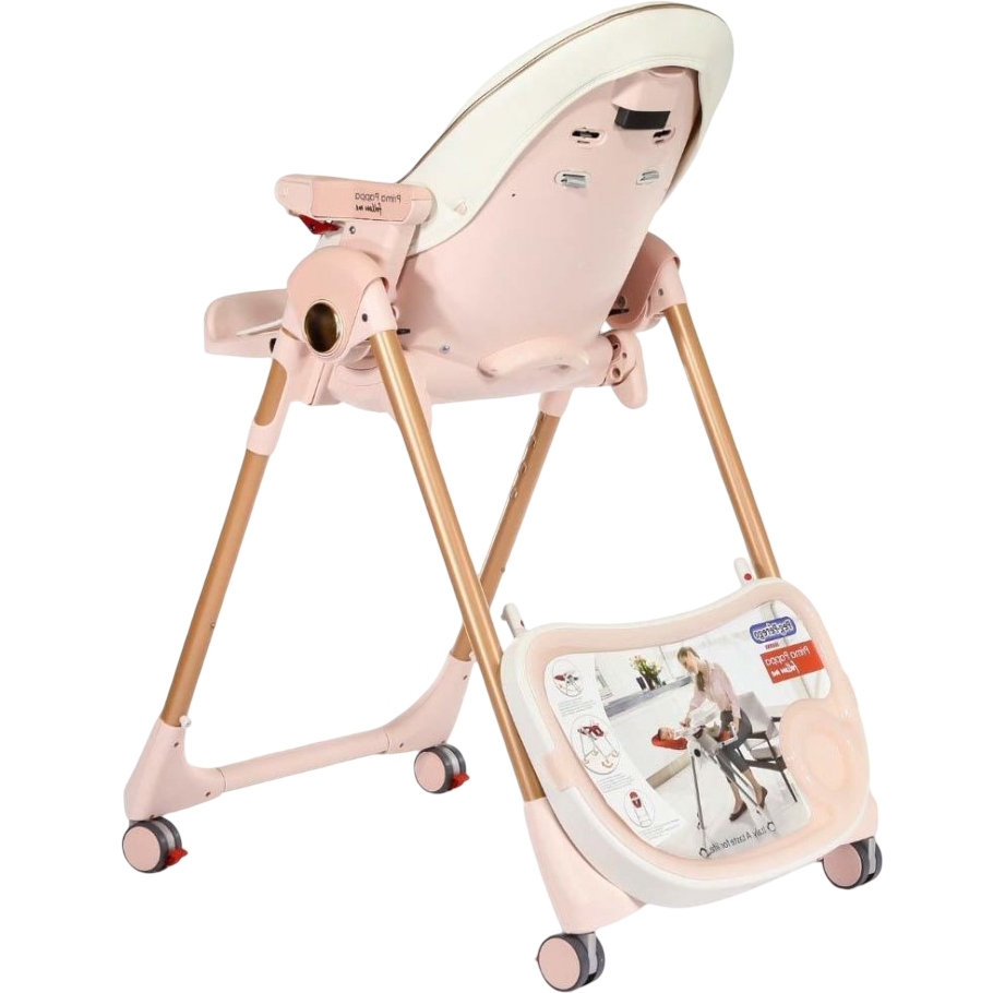 Внешний вид Стульчик для кормления PEG-PEREGO Prima Pappa Follow Me Mon Amour (IH01000000BL00)