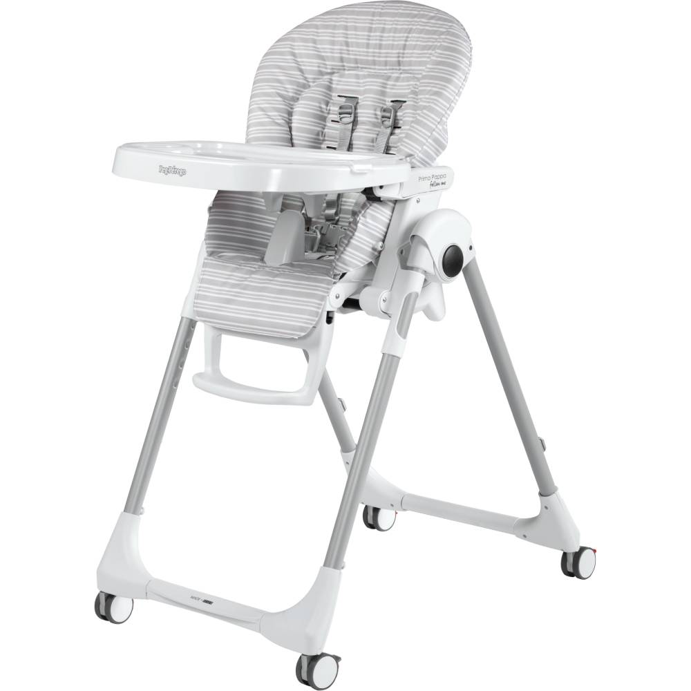 Стульчик для кормления PEG-PEREGO Prima Pappa Follow Me Linear Grey (IH01000000RIG56)