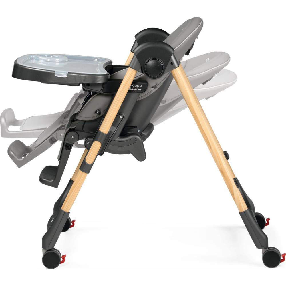 Стульчик для кормления PEG-PEREGO Prima Pappa Follow Me Amblance Ice Gray (IH01000002BL73) Опора колеса и ножки