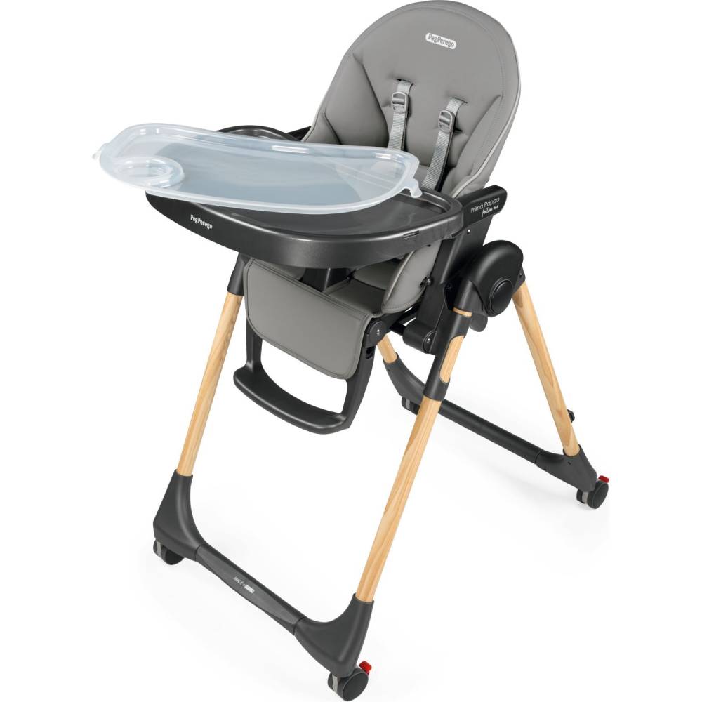 Стульчик для кормления PEG-PEREGO Prima Pappa Follow Me Amblance Ice Gray (IH01000002BL73) Материал пластик