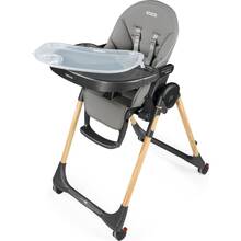 Стульчик для кормления PEG-PEREGO Prima Pappa Follow Me Amblance Ice Gray (IH01000002BL73)