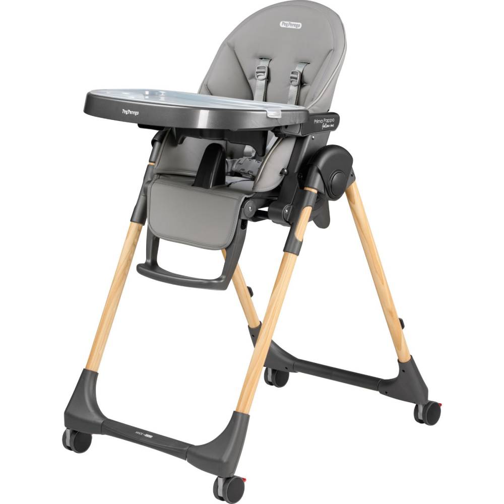 Стульчик для кормления PEG-PEREGO Prima Pappa Follow Me Amblance Ice Gray (IH01000002BL73)