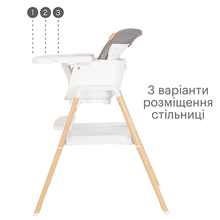 Стульчик для кормления TUTTI BAMBINI Nova 7 в 1 White (611010/3511)