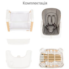 Стульчик для кормления TUTTI BAMBINI Nova 7 в 1 White (611010/3511)