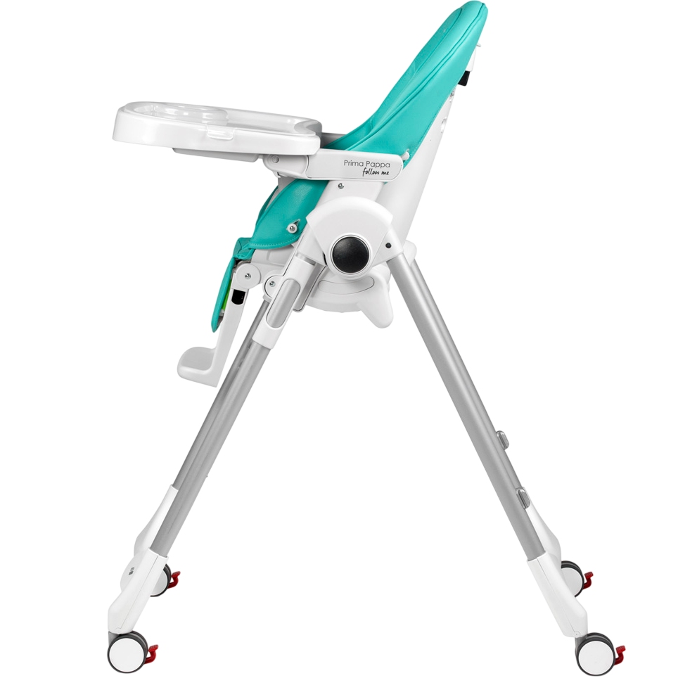 Фото 18 Стілець для годування PEG-PEREGO Prima Pappa Follow Me Tahiti бірюзовий (IH01000000BL91)