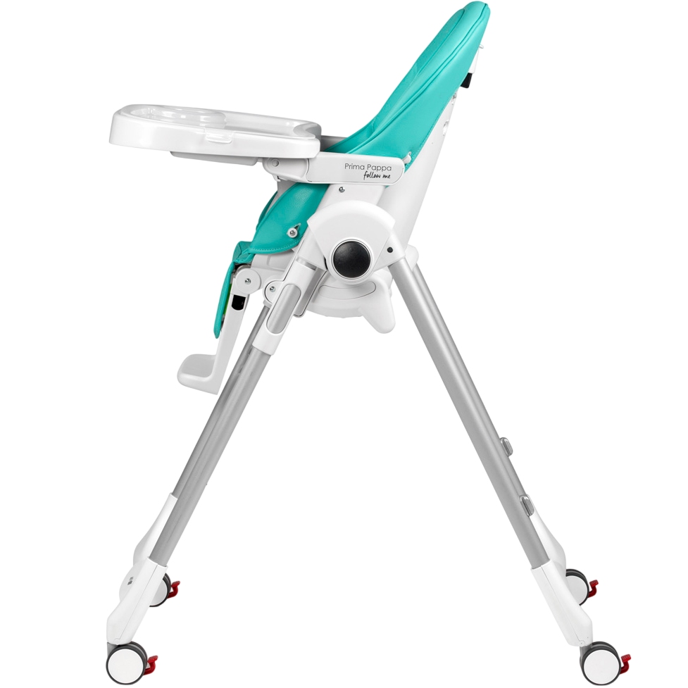 Зовнішній вигляд Стілець для годування PEG-PEREGO Prima Pappa Follow Me Tahiti бірюзовий (IH01000000BL91)