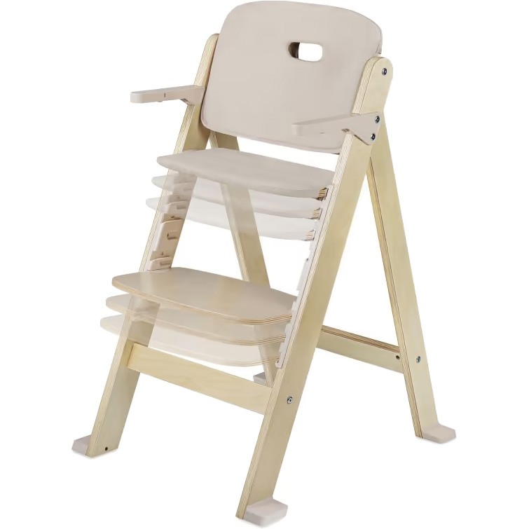 Зовнішній вигляд Стілець для годування LIONELO FLORIS BEIGE NATURAL