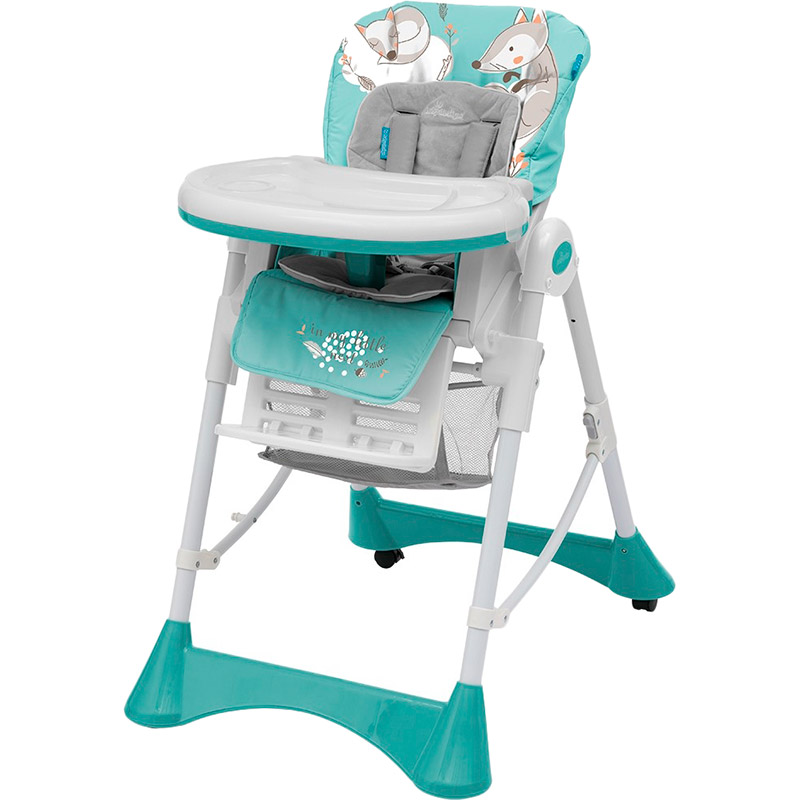 Стільчик для годування BABY DESIGN Pepe NEW 05 TURQUOISE