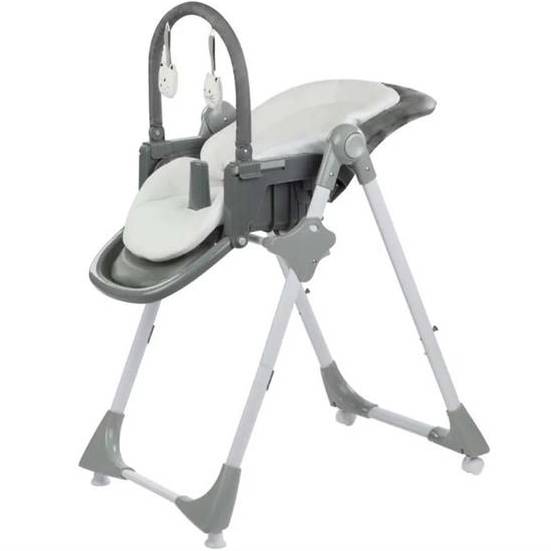 Стілець для годування BEBE CONFORT KIWI 3 in 1 Gray Mist (2775440210) Вік дитини с рождения