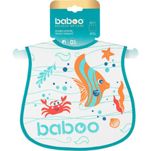 Нагрудник Baboo Sea Life 3+ місяці White (5057778110108)