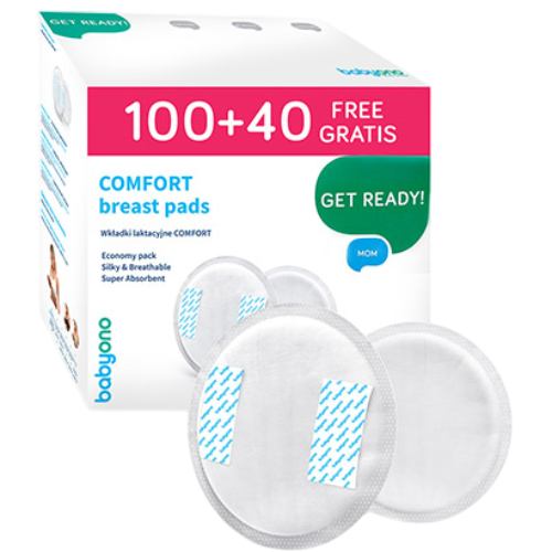 Лактационные прокладки BABYONO COMFORT 140 шт (296/140)
