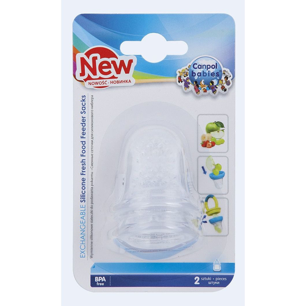 Фото 4 Набор сменных сеточек CANPOL BABIES для ниблера 2шт (56/011)