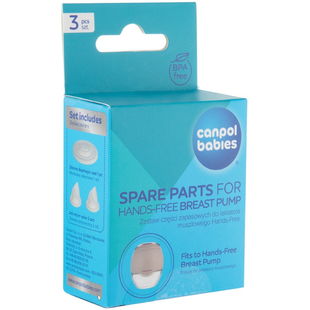 Фото 4 Запасные части CANPOL BABIES для молокоотсоса Hands-Free (20/101)