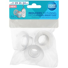 Переходники CANPOL BABIES для лейки молокоотсоса MilkShell 20/106 19, 21 и 24 мм (20/114)