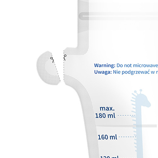 Фото Пакети для зберігання грудного молока BABYONO 180 мл 30 шт (1084)