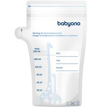 Пакети для зберігання грудного молока BABYONO 180 мл 30 шт (1084)