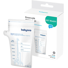 Пакети для зберігання грудного молока BABYONO 180 мл 30 шт (1084)