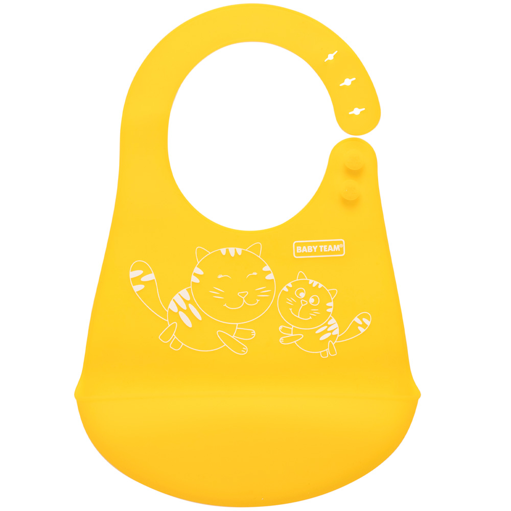 Нагрудник BABY TEAM 6591 4+ Yellow Тип нагрудник