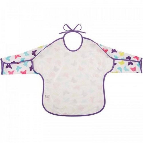 Нагрудник AKUKU с длинным рукавом Бабочка (A1743) Размеры ширина: 34; длина от шеи: 34 