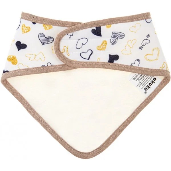 Нагрудник AKUKU Серця (A1512) Розміри 37 x 16