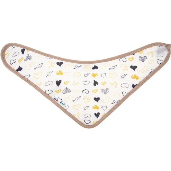 Нагрудник AKUKU Серця (A1512) Матеріал 100% хлопок