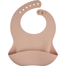 Нагрудник Canpol Babies з кишенькою 26х23 см Beige (51/030_bei)