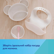 Нагрудник Canpol Babies з кишенькою 26х23 см Cream (51/030_cre)