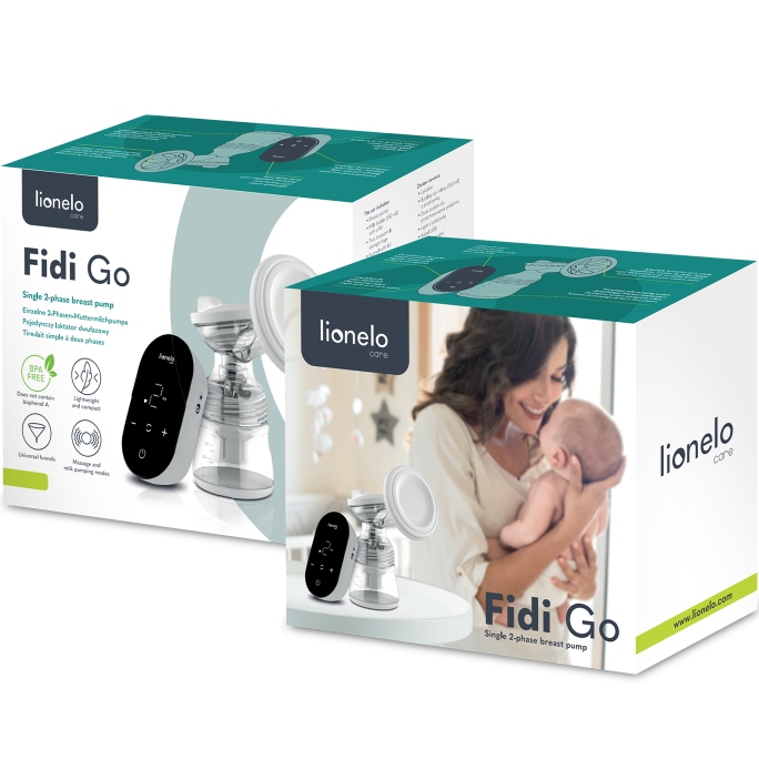 Фото 15 Молоковідсмоктувач LIONELO Fidi free White (LO-FIDI GO)
