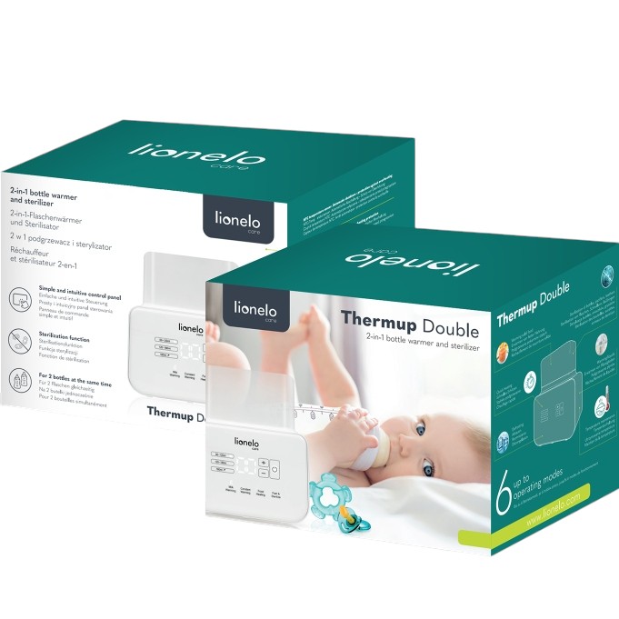 Фото Підігрівач-стерилізатор LIONELO THERMUP Double White (LO-THERMUP Double White)