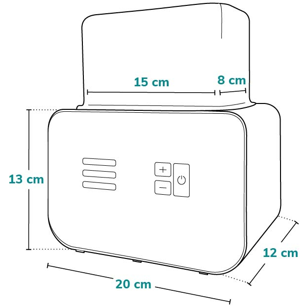 Зовнішній вигляд Підігрівач-стерилізатор LIONELO THERMUP Double White (LO-THERMUP Double White)