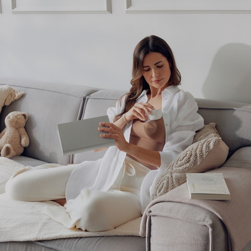 Зовнішній вигляд Електричний молоковідсмоктувач LIONELO Fidi FREE SIMPLE WHITE (LO-Fidi FREE SIMPLE WHITE)