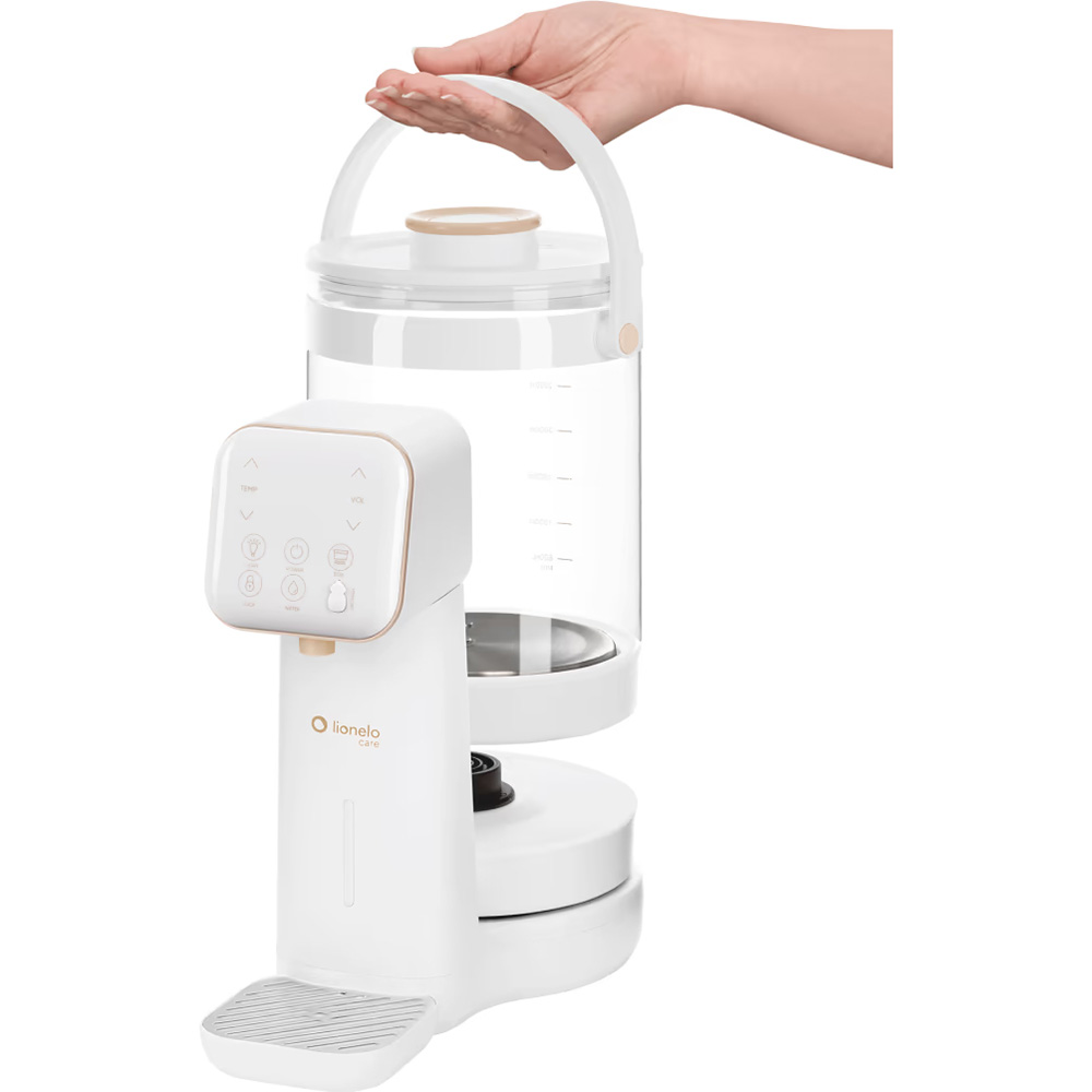 Машина для приготовления детской смеси LIONELO BABYPRESTO 2.0 Дополнительно Дехлорирование; Объем емкости для приготовления: 300 мл; Объем емкости для измельчения: 300 мл; Количество скоростей: 3