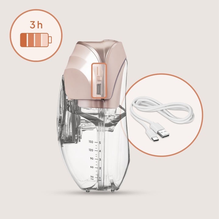 Молокоотсос LIONELO LOC-FIDI FREE SLIM Комплектация молокоотсоса накладка на грудь