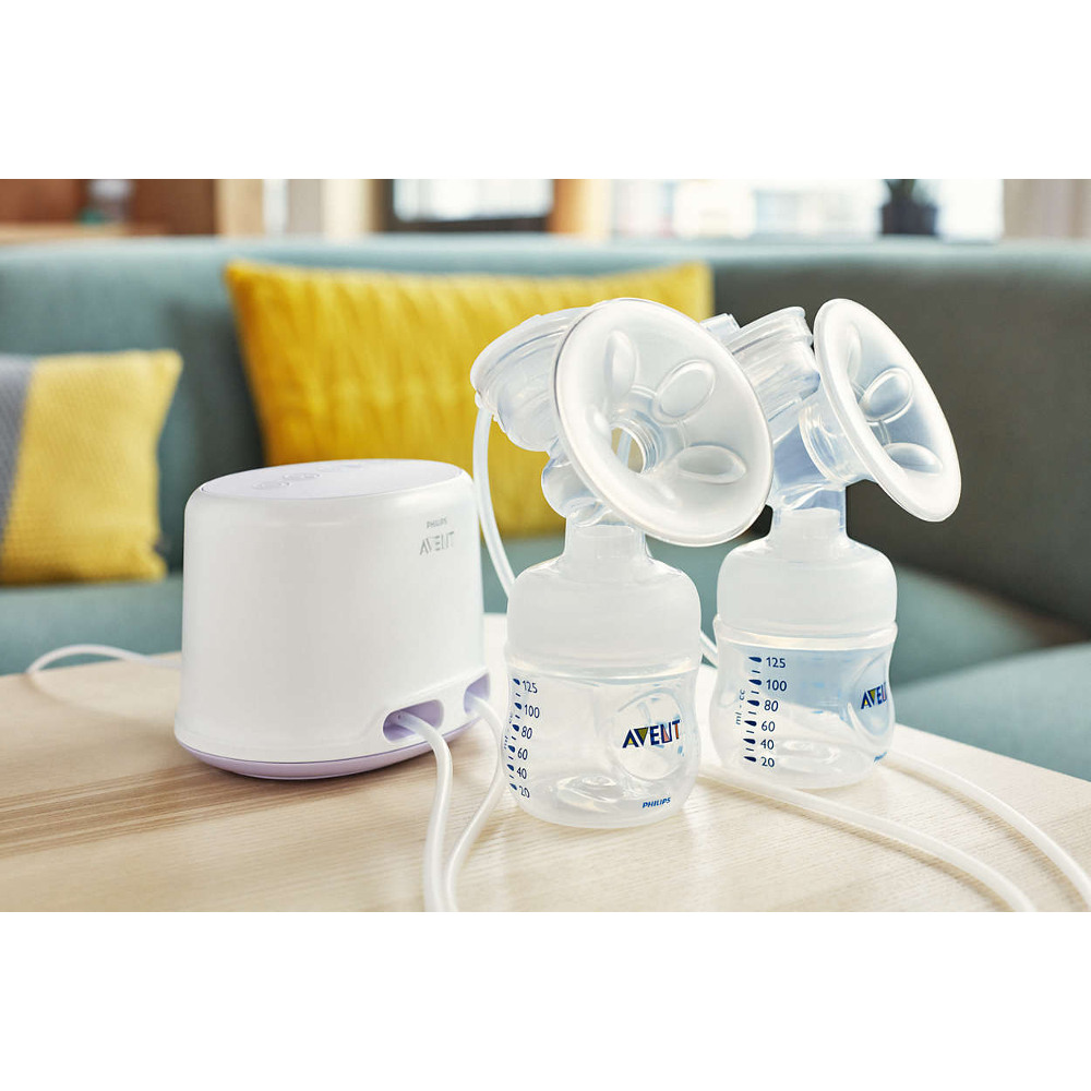 Молокоотсос AVENT Comfort на 2 потока SCF334/02 Тип молокоотсоса двойной