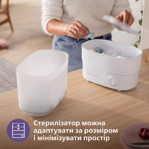 Стерилізатор AVENT 3 в 1 SCF291/00 Вага 1.78