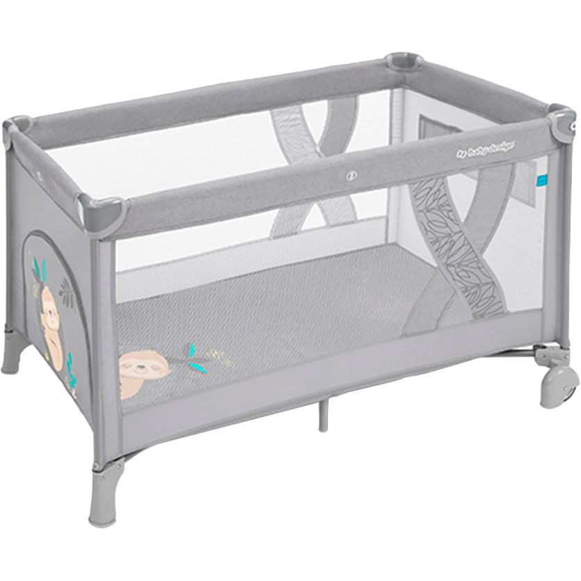 

Детская кроватка BABY DESIGN SIMPLE 07 LIGHT GRAY, Манеж-ліжечко SIMPLE 07 LIGHT GRAY