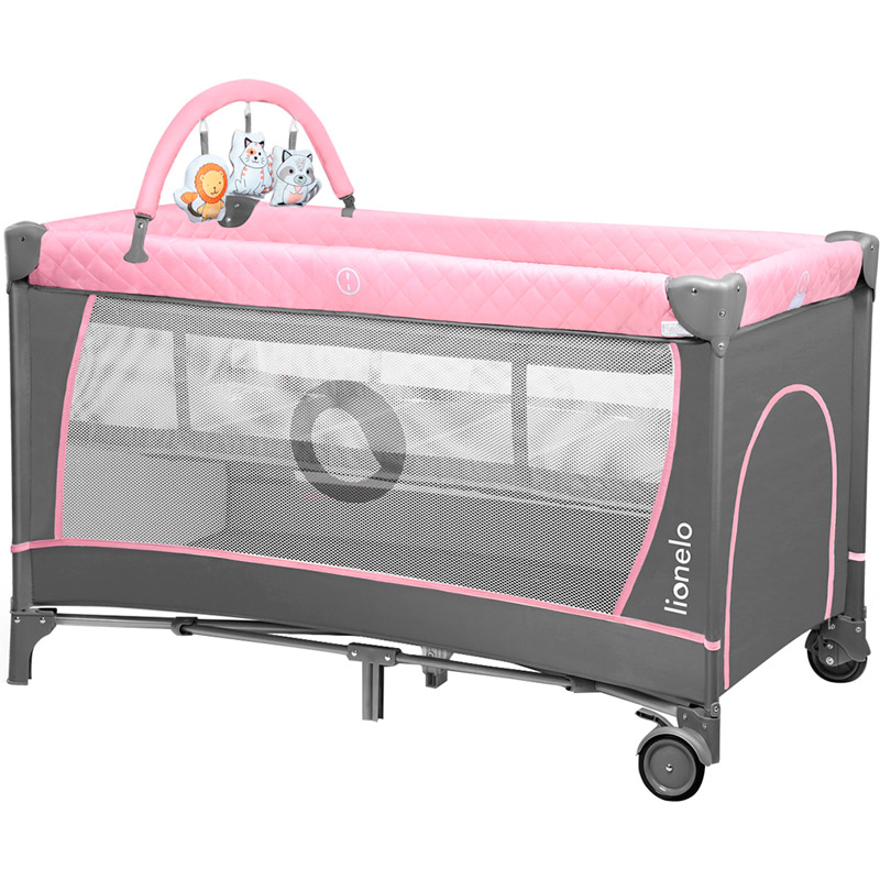 Манеж-кроватка LIONELO Flower Flamingo (LO.FL01) Манеж-кроватка LIONELO Flower Flamingo (LO.FL01)