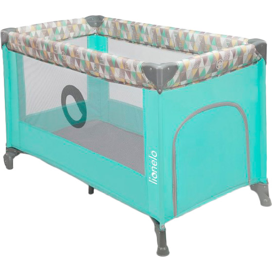 

Манеж LIONELO Stefi Green Mint Multicolor, Манеж STEFI GREEN MINT MULTICOLOR