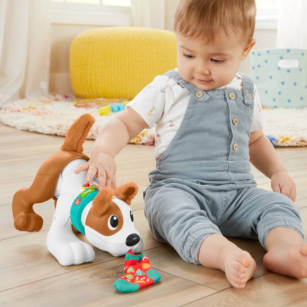 Интерактивная игрушка FISHER-PRICE Веселый щенок (HHH12) Для кого универсально