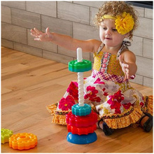 Розвиваюча іграшка FAT BRAIN TOYS Пірамідка гвинтова SpinAgain (F110ML)